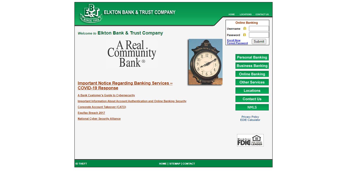 Elkton Bank & Trust Company